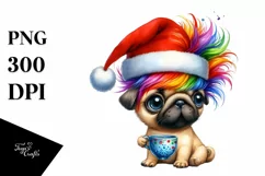 Expressive Baby Pug, High-Res PNG Product Image 3