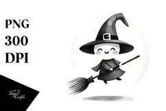 Funny Witch Image PNG Product Image 1