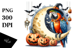 Macaw Halloween Design,High-Quality PNG Product Image 1