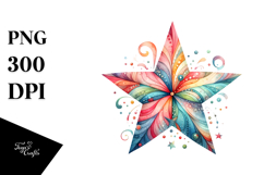 Colorful Pastel Star Clipart Product Image 1