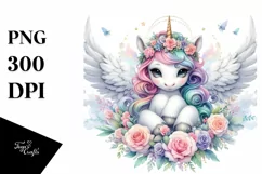 Baby Unicorn, High-Res PNG Product Image 1