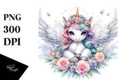 Baby Unicorn, High-Res PNG Product Image 1