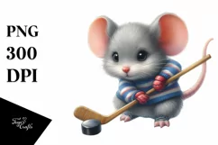 Cute Baby Squirrel Phishing Road | Sublimation Clipart Product Image 1