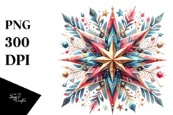 Colorful Vintage Star Clipart Product Image 1