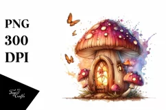 Wooden Mushroom PNG Product Image 1