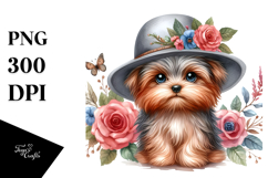 Funny Baby Yorkipoo Clipart Product Image 1