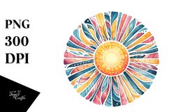 Colorful Simple Watercolor Bouquet Clipart Product Image 3