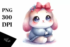Cute Smiling Baby Watercolor | Sublimation Clipart Product Image 1
