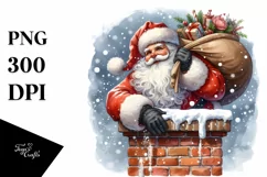 Vintage Santa Claus, Transparent PNG Product Image 3