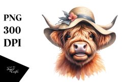 Cow Hat Huge Smile Sublimation Clipart Product Image 3