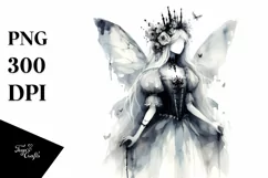 Washed Gothic Fairy, Transparent PNG Product Image 1