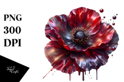 Glossy Poppy | Clipart Product Image 1