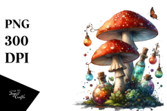 Magical Mushroom, Transparent PNG Product Image 1