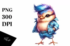 Happy Bird with Sunglasses PNG Product Image 3