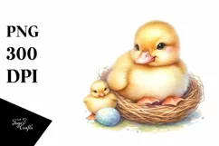 Cute Baby Duck, Transparent PNG Product Image 1