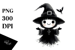 Simple Gothic Witch PNG Product Image 1