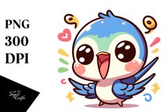 Colorful Baby Swallow Clipart Product Image 3