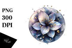 Abstract Glossy Lobelia, Transparent PNG Product Image 1