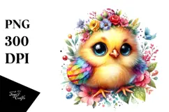 Crazy Baby Chicken with Carusell PNG Product Image 1