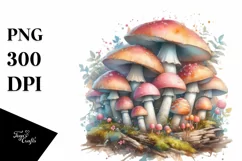 Detailed Mushroom PNG Product Image 1