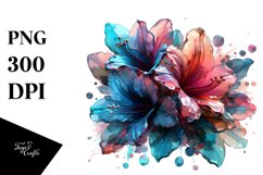 Glossy Azalea,White Background | Clipart Product Image 3