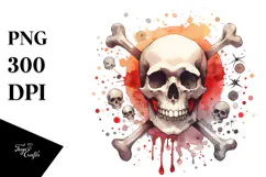 Funny Digital Painting with Jack-O'-Lantern, High-Res PNG Product Image 1