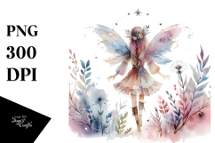 Washed Boho Fairy PNG Product Image 1