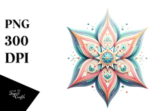 Colorful Whimsical Pastel Star | Sublimation Clipart Product Image 1