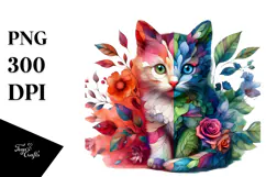 Vibrant Kitten, 20 oz Tumbler Product Image 1