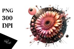 Shiny Gerbera Watercolor Product Image 1