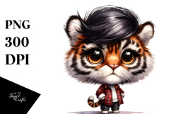 Expressive Tiger | Clipart Product Image 1