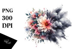 Vibrant Paint Splatter Art, Transparent PNG Product Image 1