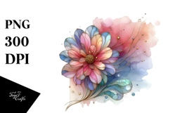 Wooden Stained Anemone PNG Product Image 1