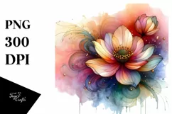 Wooden Stained Anemone, Transparent PNG Product Image 1