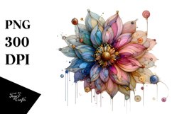 Wooden Stained Anemone, Transparent PNG Product Image 1