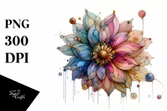 Wooden Stained Anemone, Transparent PNG Product Image 1