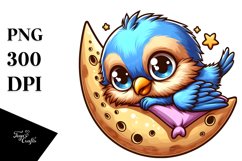 Colorful Baby Sparrow Clipart Product Image 3