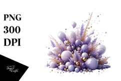 Glossy Lavender PNG Product Image 1