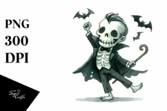Funny Halloween Clipart PNG Product Image 1