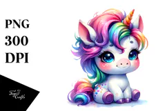 Dancing Baby Unicorn PNG Product Image 1