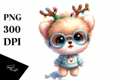 Cute Baby Bichpoo, High-Res PNG Product Image 1
