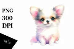 Cute Pastel Chihuahua | Sublimation | Clipart Product Image 1
