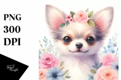 Cute Pastel Chihuahua | Sublimation | Clipart Product Image 3