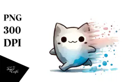 Funny Simple Watercolor, Transparent PNG Product Image 1