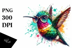 Vibrant Colorful Splash Sticker | Artistic Summer Clipart Product Image 1