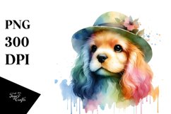 Cute Colorful Cocker Spaniel | Sublimation | Clipart Product Image 3