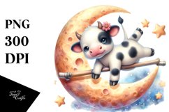 Playful Cow Clipart Product Image 3