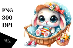 Resting Baby Rooster on Cradle PNG Product Image 1