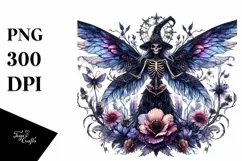 Vibrant Gothic Fairy PNG Product Image 3