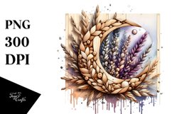Stained Heather Watercolor Splash | Clipart Product Image 1